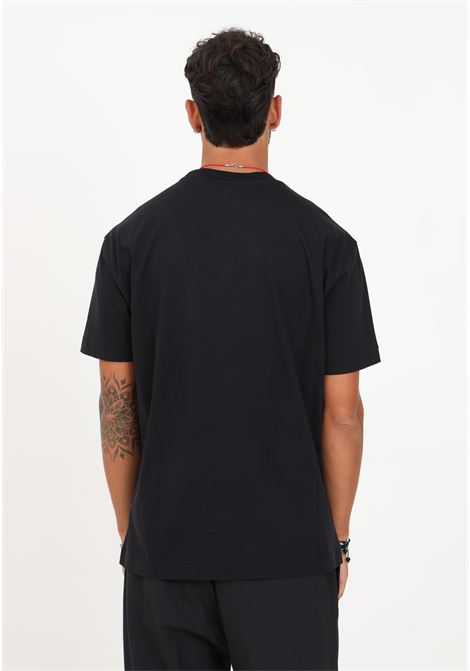 Solid color men's black T-shirt IM BRIAN | TS2720009